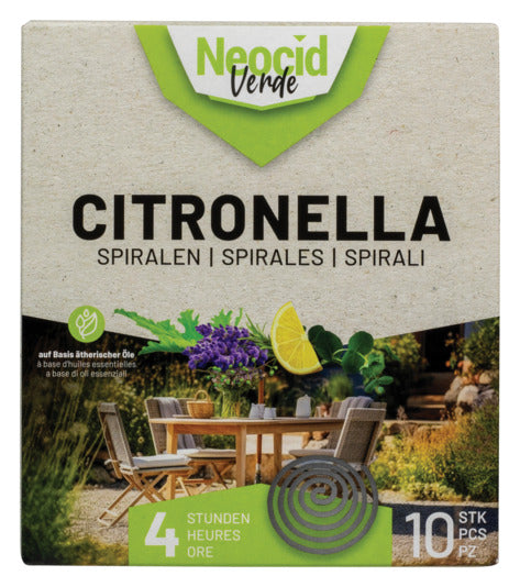 NEOCID Citronella Spiralen in präsentiert im Onlineshop von KAQTU Design AG. Insektenabwehr ist von NEOCID VERDE