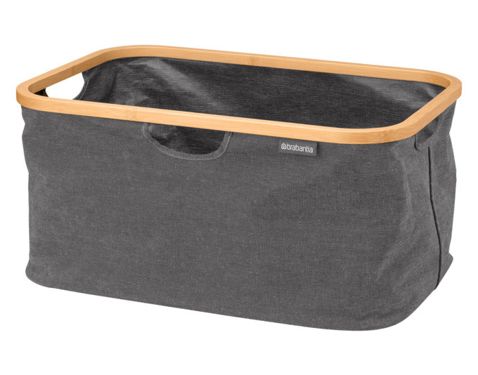 BRABANTIA Wäschekorb faltbar pepper black 40 l in präsentiert im Onlineshop von KAQTU Design AG. Wäschekorb ist von BRABANTIA