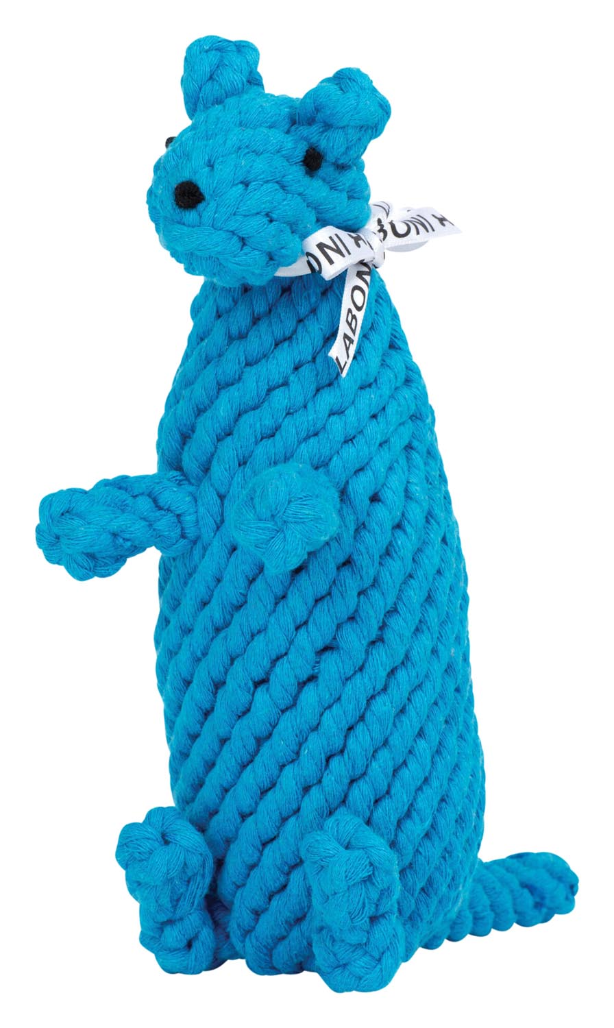 Entdecken Sie das LABONI Spielzeug Kurt Känguru aus Baumwolle – langlebig, zahnfreundlich und ideal für aktives Spielen und Kuscheln mit Ihrem Hund.