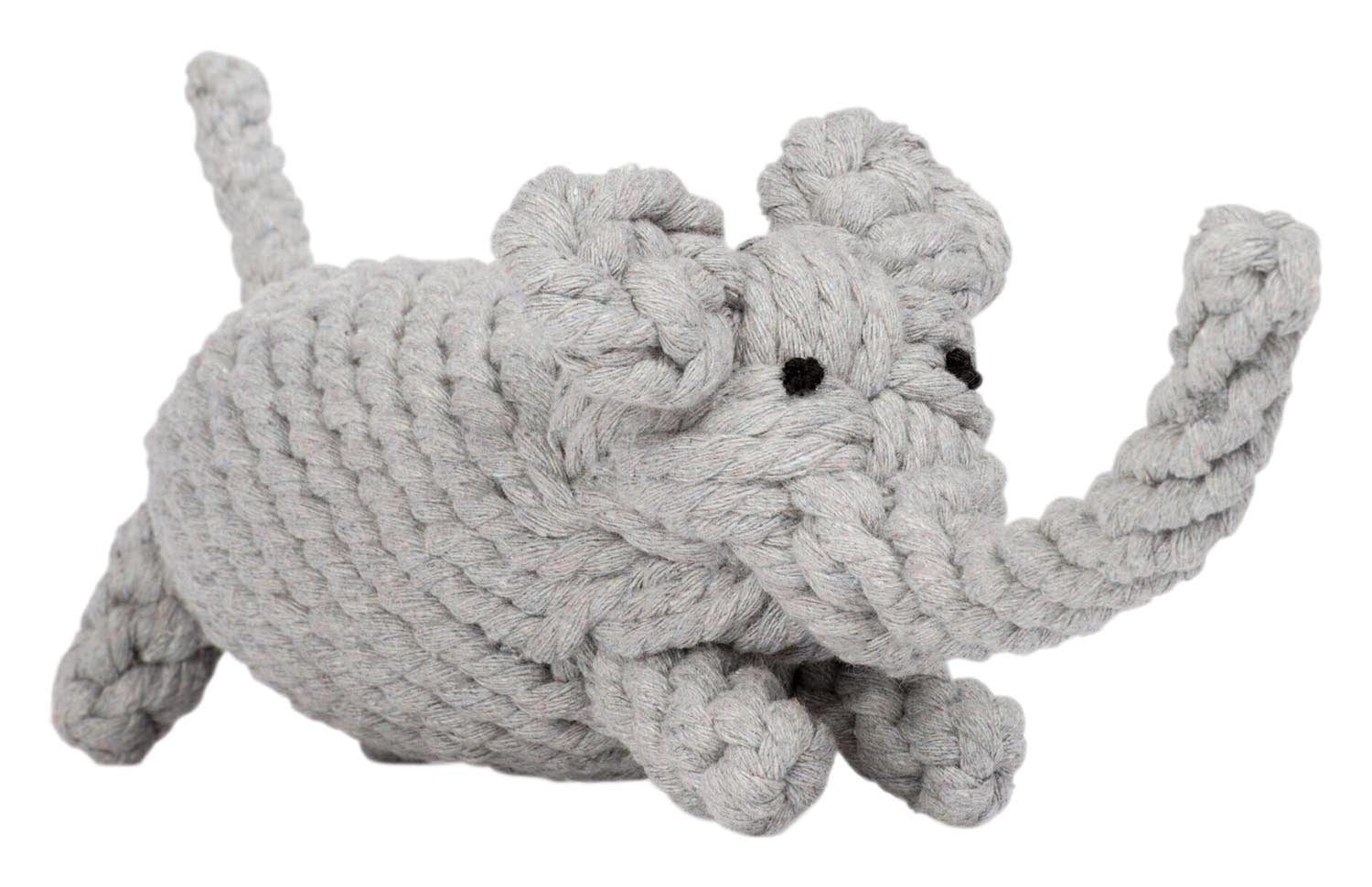 Entdecken Sie den LABONI Spielzeug Elton Elefant aus Baumwolle – robust, sicher und ideal für Hunde. Perfekt zum Kauen, Apportieren und Kuscheln!