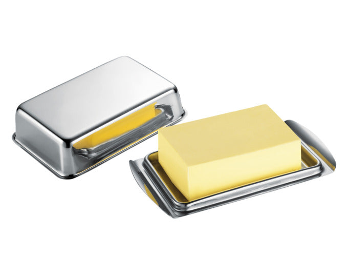 KÜCHENPROFI Buttedose mit Deckel Inox 16x10x4 cm in präsentiert im Onlineshop von KAQTU Design AG. Aufbewahrungsdose ist von KÜCHENPROFI
