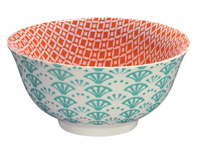 CILIO Bowl Amici Waben Porzellan 500 ml ø 15.5x7 cm in  präsentiert im Onlineshop von KAQTU Design AG. Schale ist von CILIO