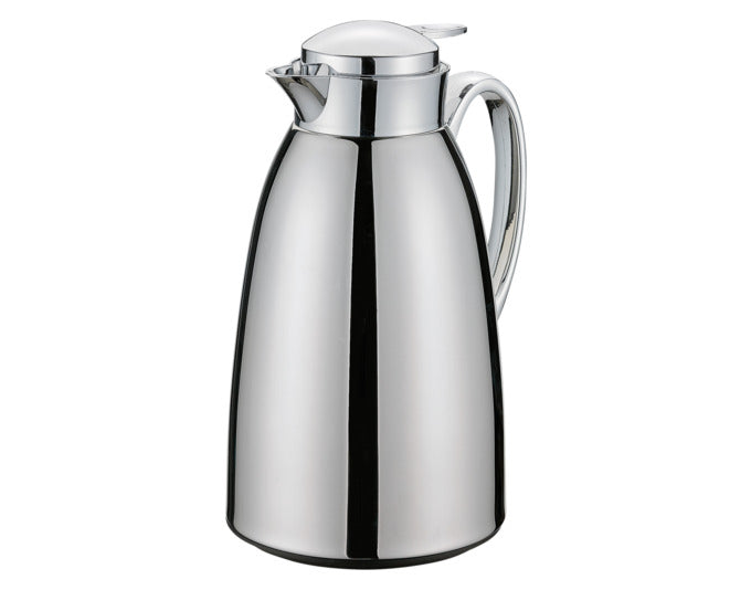 CILIO Isolierkanne Venezia Inox poliert Einhand Hartglaseinsatz 1 l ø 14x27 cm in  präsentiert im Onlineshop von KAQTU Design AG. Küchenhelfer ist von CILIO