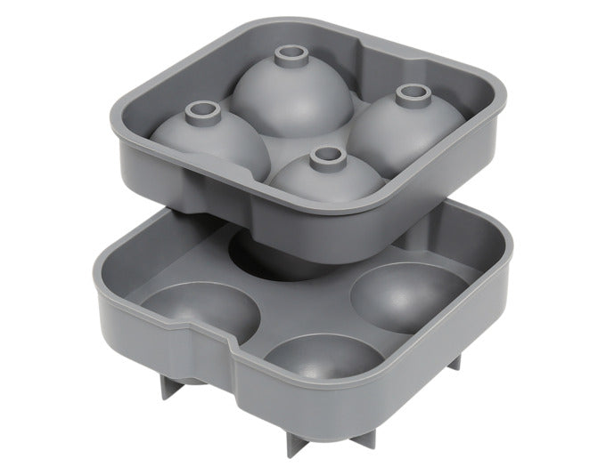 CILIO Eiskugelform Quattro 4er Silikon 3D Optik ø 4.5 cm 12x12x5.5 cm in  präsentiert im Onlineshop von KAQTU Design AG. Barzubehör ist von CILIO