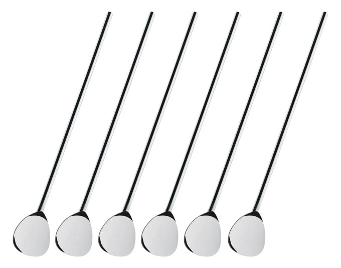 CILIO Cocktaillöffel mit Trinkhalm Edelstahl 6 Stück 20 cm in  präsentiert im Onlineshop von KAQTU Design AG. Barzubehör ist von CILIO