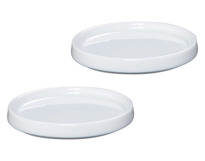 ZASSENHAUS Mühlenuntersetzer Porzellan 2 Stück weiss ø 7.8x0.8 cm in präsentiert im Onlineshop von KAQTU Design AG. Küchenhelfer ist von ZASSENHAUS