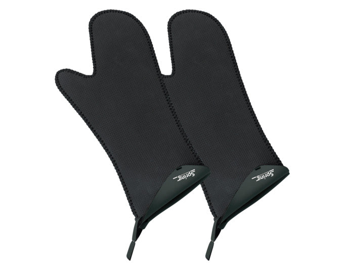 SPRING Topfhandschuh Grips lang schwarz 2 Stück 33x15 cm in präsentiert im Onlineshop von KAQTU Design AG. Backutensilien ist von SPRING