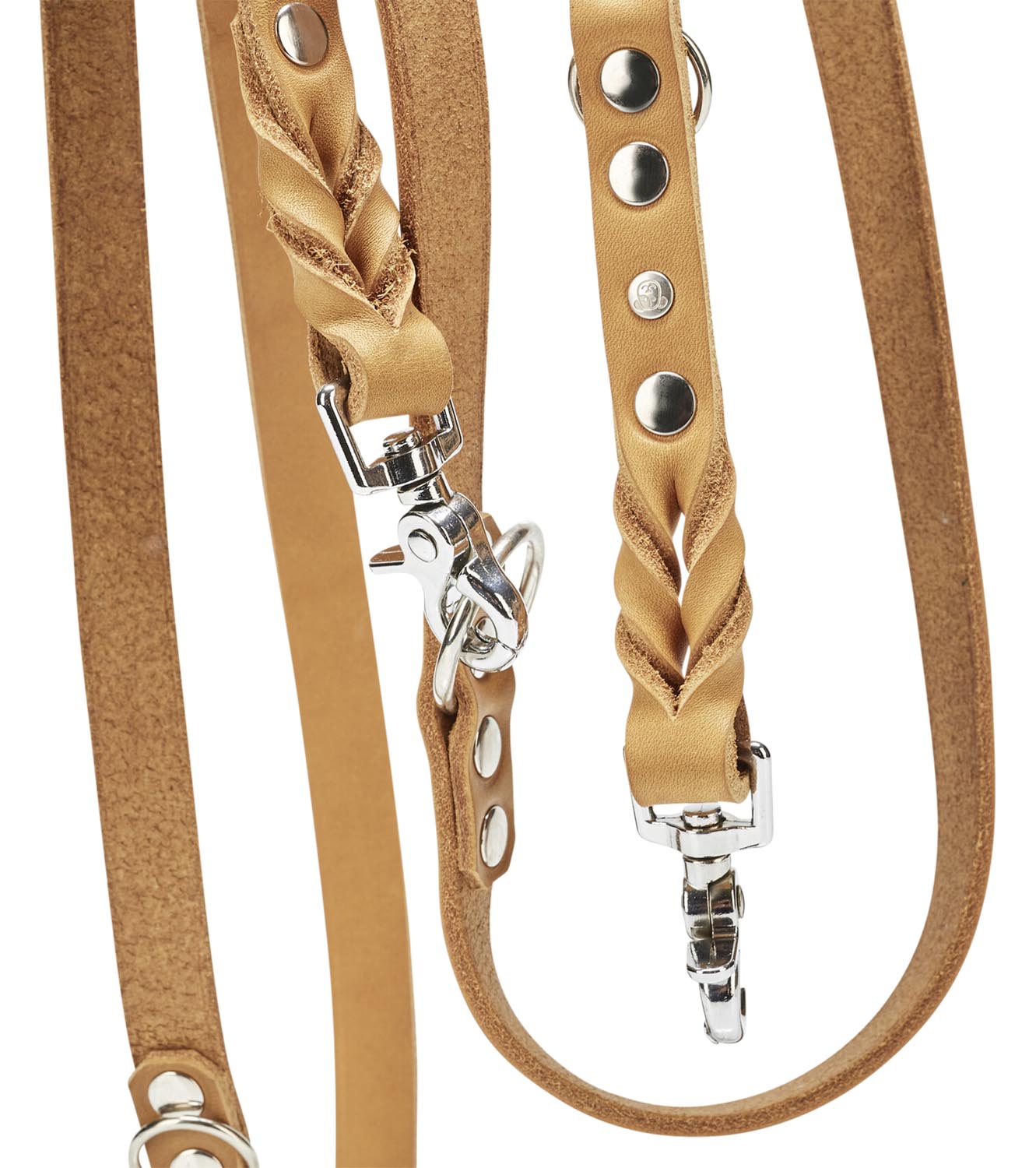 Entdecken Sie die LABONI Leine Giro Mokka: Robuste, stilvolle Hundeleine aus wetterfestem Nylon, ideal für sichere Spaziergänge und Training.