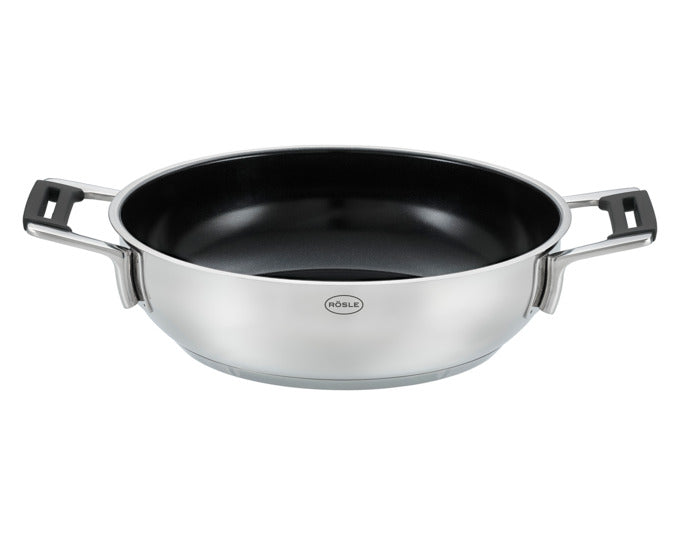 RÖSLE Servierpfanne SilencePro Keramik ProCeraPlus ø 28 cm in präsentiert im Onlineshop von KAQTU Design AG. Topf ist von RÖSLE