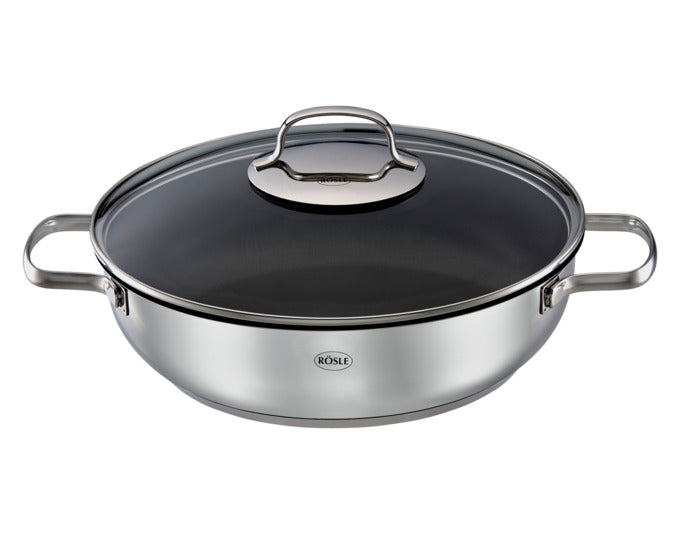 RÖSLE Servierpfanne Elegance Keramik ProCera ø 28 cm in präsentiert im Onlineshop von KAQTU Design AG. Topf ist von RÖSLE