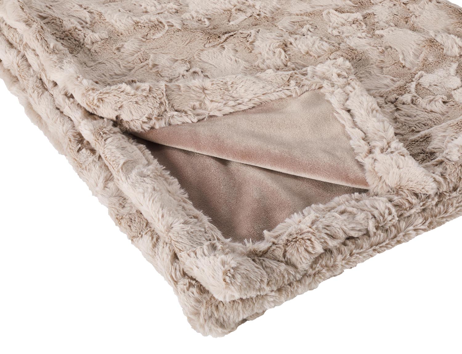 Gönnen Sie Ihrem Hund die LABONI Decke Cozy Beige M: luxuriös, kuschelig und rutschfest. Ideal für Zuhause und unterwegs!