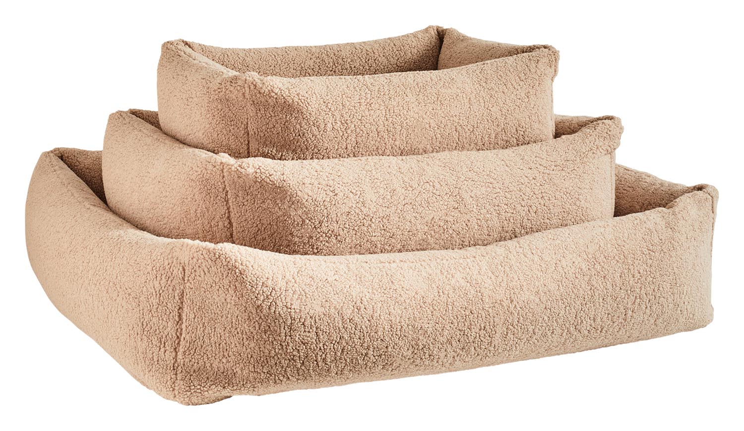 Entdecken Sie das LABONI Hundebett Classic Teddy Creme S – ein luxuriöses, kuscheliges Bett aus strapazierfähigem Teddy-Stoff, perfekt für kleine Hunde.