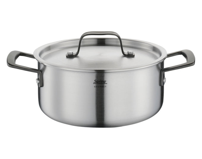 SPRING Bratentopf Gourmet Black 2.7 l ø 20x9 cm in präsentiert im Onlineshop von KAQTU Design AG. Topf ist von SPRING