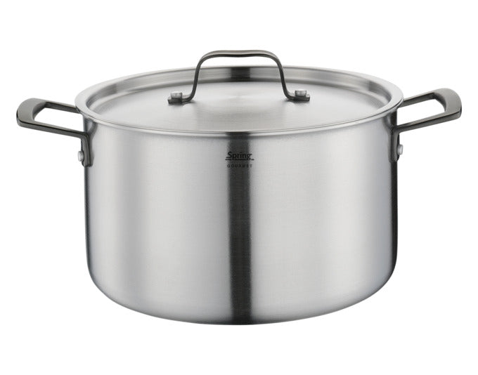 SPRING Kochtopf Gourmet Black 6.5 l ø 24x14 cm in präsentiert im Onlineshop von KAQTU Design AG. Topf ist von SPRING