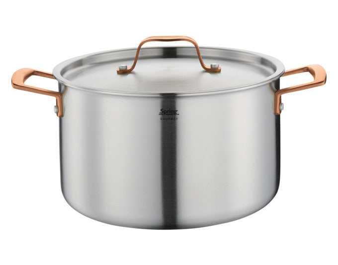 SPRING Kochtopf Gourmet Roségold 6.5 l ø 24x14 cm in  präsentiert im Onlineshop von KAQTU Design AG. Topf ist von SPRING