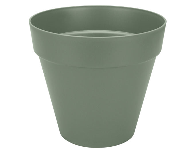 ELHO Pflanzengefäss loft urban rund Rollen 50 cm pistazien grün in präsentiert im Onlineshop von KAQTU Design AG. Pflanzentopf Outdoor ist von ELHO