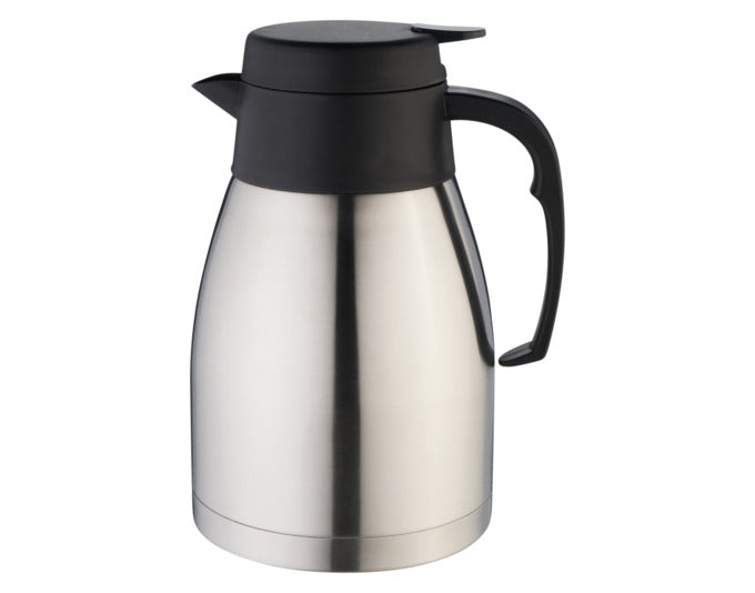 EVA Isolierkanne Edelstahl schwarz unzerbrechlich 2 l in präsentiert im Onlineshop von KAQTU Design AG. Küchenhelfer ist von EVA