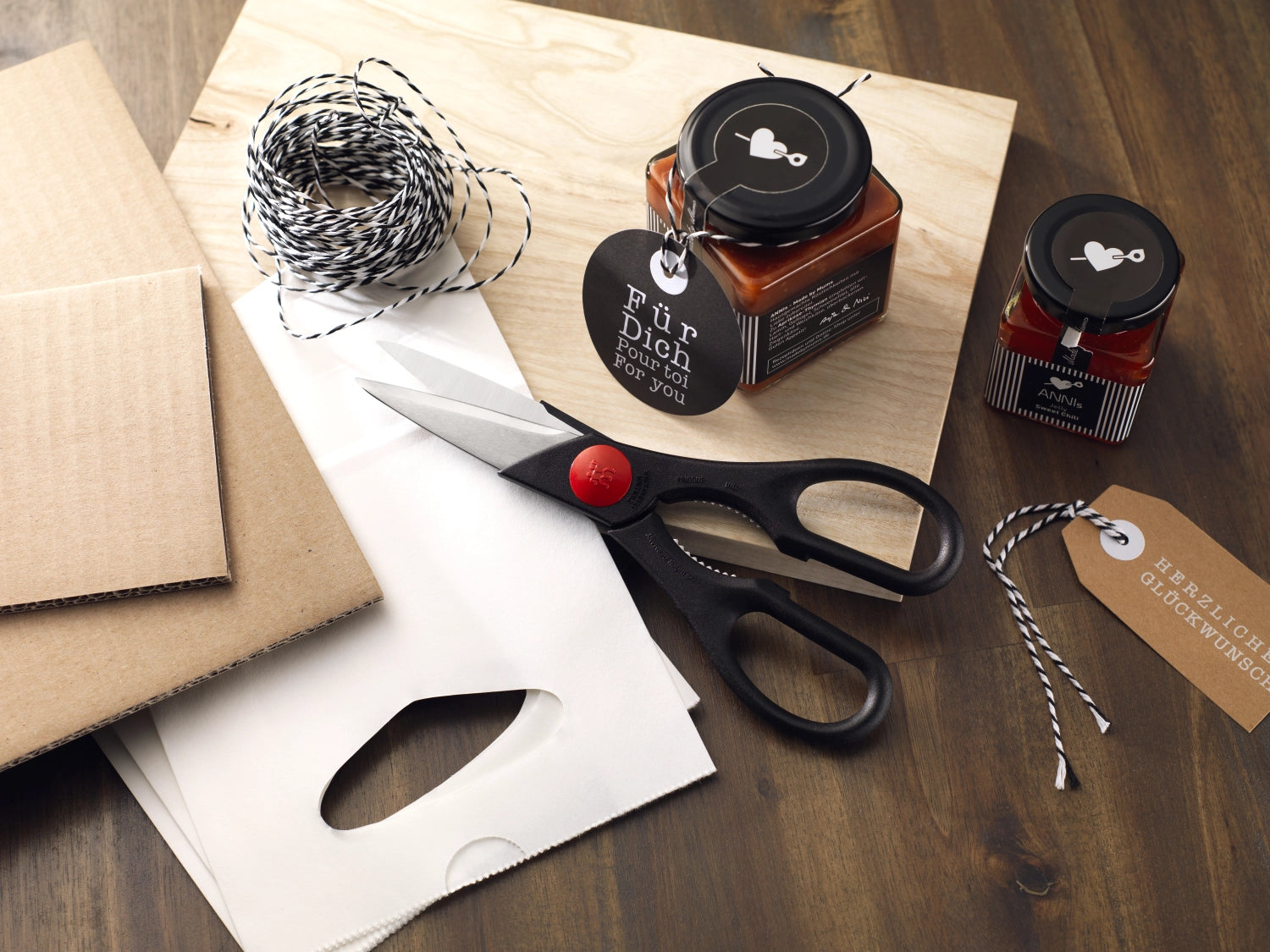 Twin Vielzweckforbici, nere, 200 mm