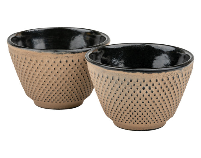 BREDEMEIJER Teebecher Xilin 2 Stück camel in präsentiert im Onlineshop von KAQTU Design AG. Tasse ist von BREDEMEIJER