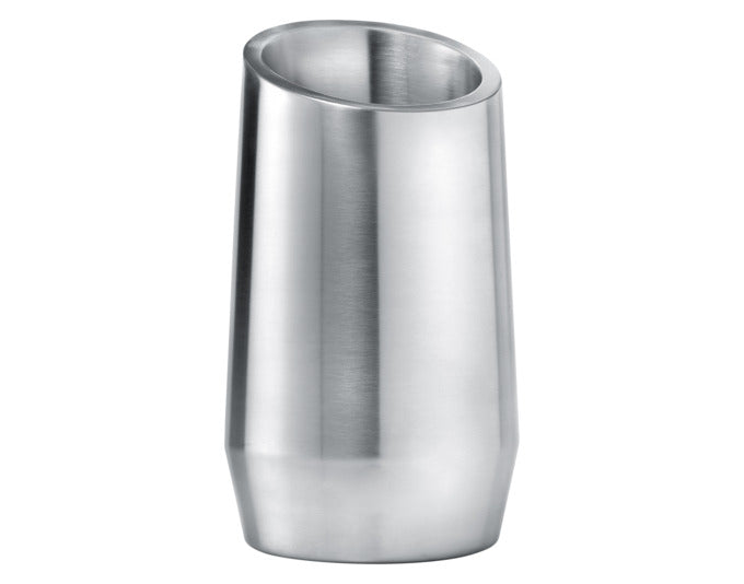 LEOPOLD Flaschenkühler Inox schwarz matt ø 13.9 cm in präsentiert im Onlineshop von KAQTU Design AG. Barzubehör ist von LEOPOLD