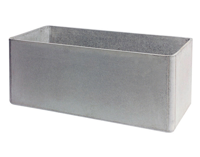 SWISSPEARL Pflanzengefäss Delta grau 100x45x45 cm in präsentiert im Onlineshop von KAQTU Design AG. Blumentopf ist von SWISSPEARL