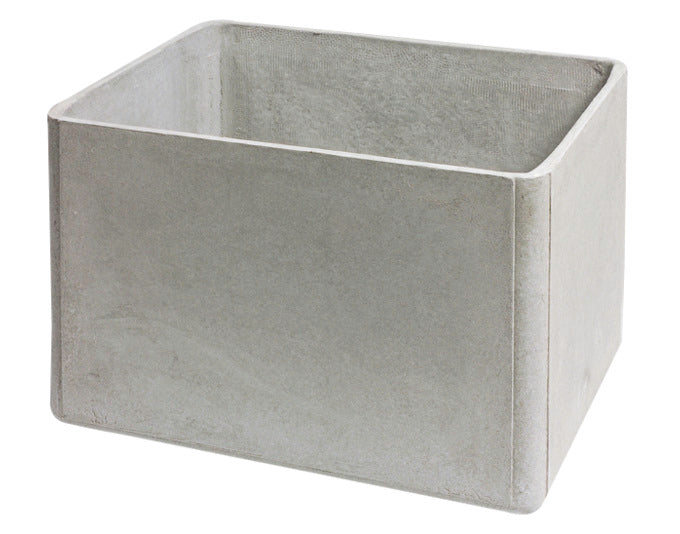 SWISSPEARL Pflanzengefäss Delta grau 100x45x45 cm in präsentiert im Onlineshop von KAQTU Design AG. Blumentopf ist von SWISSPEARL