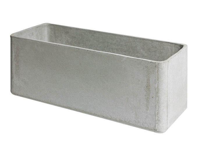 SWISSPEARL Pflanzengefäss Delta grau 80x30x35 cm in präsentiert im Onlineshop von KAQTU Design AG. Blumentopf ist von SWISSPEARL