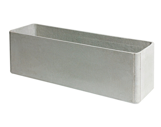 SWISSPEARL Pflanzengefäss Delta grau 80x30x35 cm in präsentiert im Onlineshop von KAQTU Design AG. Blumentopf ist von SWISSPEARL