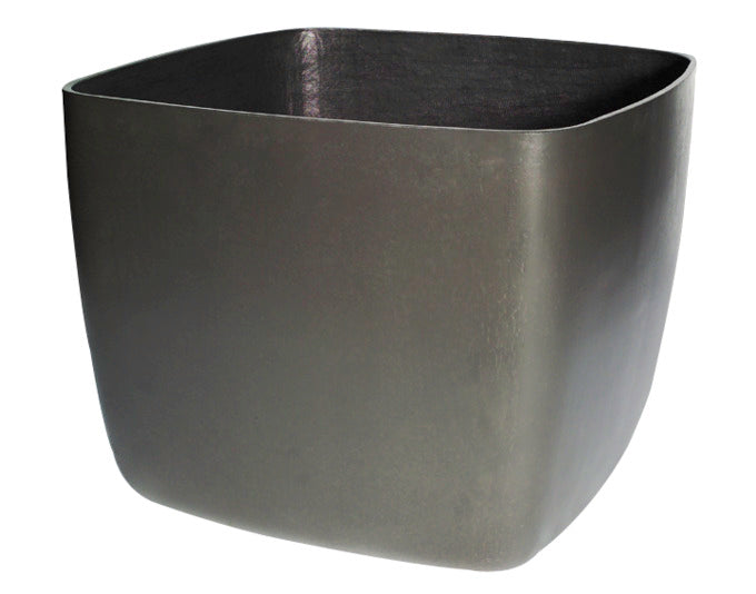 SWISSPEARL Pflanzengefäss Osaka anthrazit 90x90x70 cm in präsentiert im Onlineshop von KAQTU Design AG. Blumentopf ist von SWISSPEARL