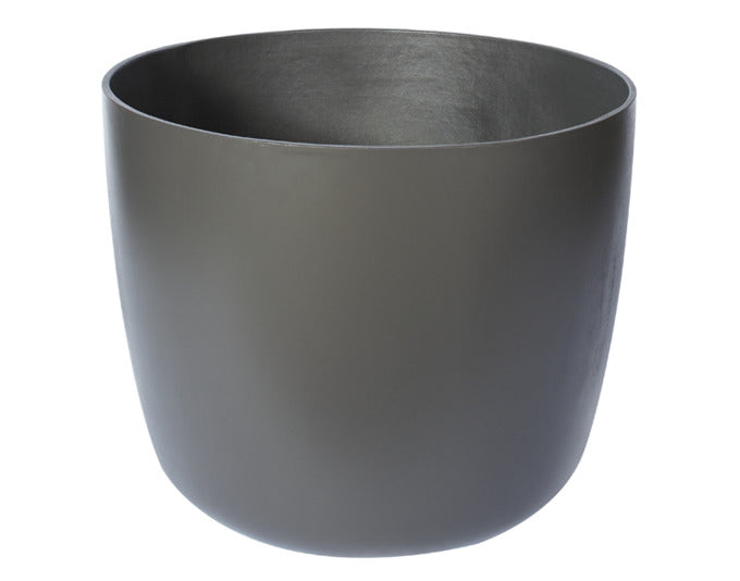 SWISSPEARL Pflanzengefäss Kyoto Low anthrazit ø 70 cm in präsentiert im Onlineshop von KAQTU Design AG. Blumentopf ist von SWISSPEARL