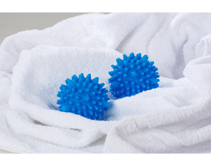 Entdecken Sie die WENKO Trocknerbälle (2 Stück, ø 7 cm) für flauschige, weiche Wäsche ohne Chemie. Effizient, umweltfreundlich und vielseitig einsetzbar!