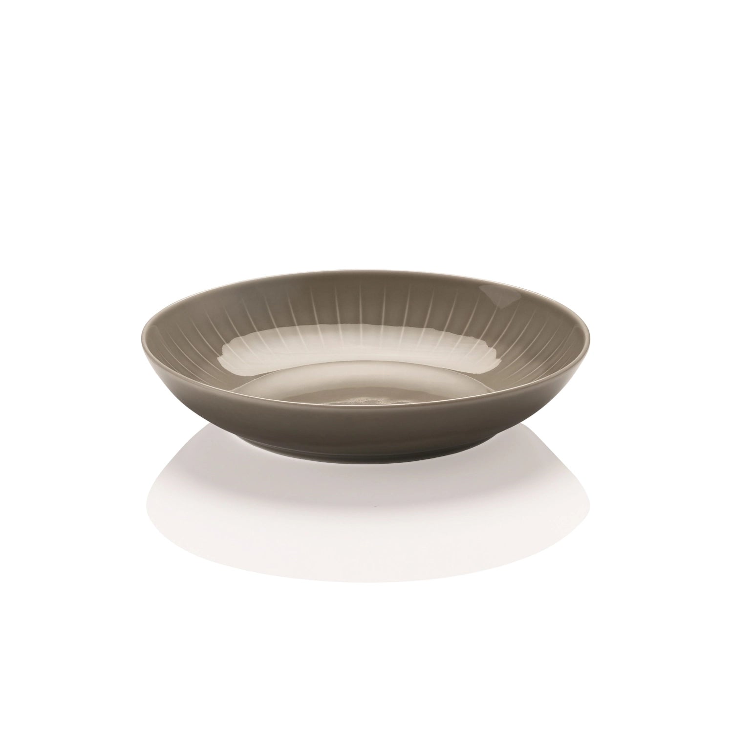 Joyn grau Suppenteller tief 23cm in Silber präsentiert im Onlineshop von KAQTU Design AG. Teller ist von Rosenthal