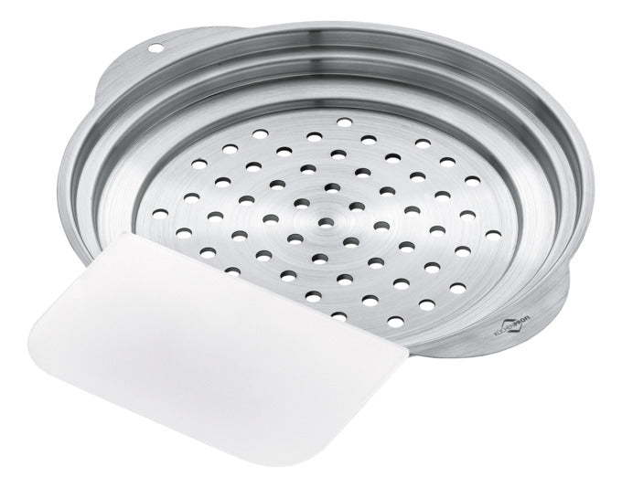 KÜCHENPROFI Spätzle-Sieb Pastacasa Edelstahl rostfrei ø 27 cm Reibefläche ø 19 cm mit Schaber in präsentiert im Onlineshop von KAQTU Design AG. Küchenhelfer ist von KÜCHENPROFI