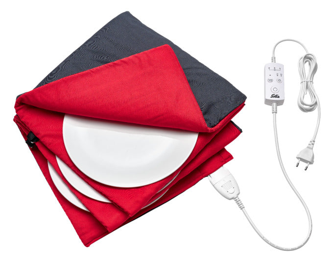 SOLIS Tellerwärmer Typ 8651 rot Teller bis ø 32 cm in präsentiert im Onlineshop von KAQTU Design AG. Küchengerät ist von SOLIS