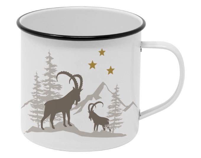 PPD Henkelbecher Happy Metal Mug Winter Capricorns in präsentiert im Onlineshop von KAQTU Design AG. Glas ist von PPD