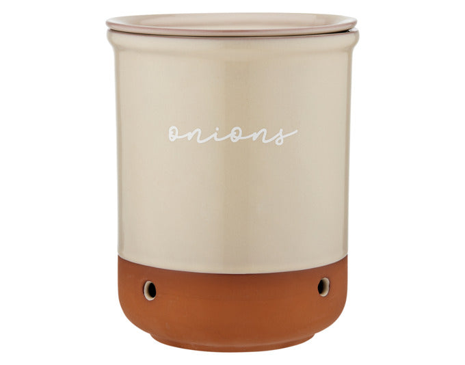 LADELLE Vorratstopf Onion Eco white ø 16.5x21 cm in präsentiert im Onlineshop von KAQTU Design AG. Küchenhelfer ist von LADELLE