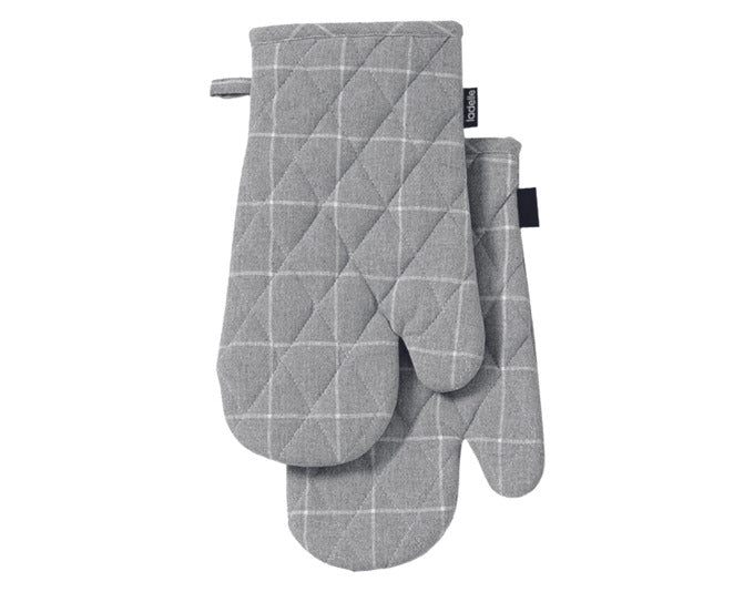 LADELLE Ofenhandschuh Eco Check grey 18x33 cm 2 Stk. in präsentiert im Onlineshop von KAQTU Design AG. Backutensilien ist von LADELLE