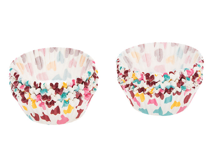 PATISSE Papierförmchen 200 Stück weiss/bunt Herzen ø 5 cm in präsentiert im Onlineshop von KAQTU Design AG. Backform / Backblech ist von PATISSE