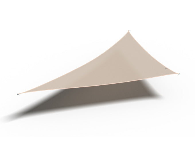 PLATINUM SUN & SHADE Sonnensegel Coolfit Triangle sand 400x400x570 cm in präsentiert im Onlineshop von KAQTU Design AG. Sonnenschirm ist von PLATINUM SUN & SHADE