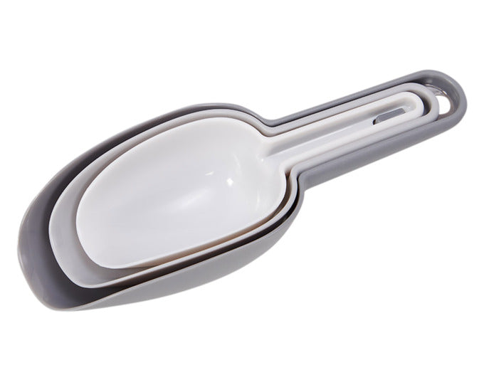 PATISSE Mehlschaufel-Set 3-teilig stapelbar Kunststoff 50/100/150 ml in präsentiert im Onlineshop von KAQTU Design AG. Küchenhelfer ist von PATISSE