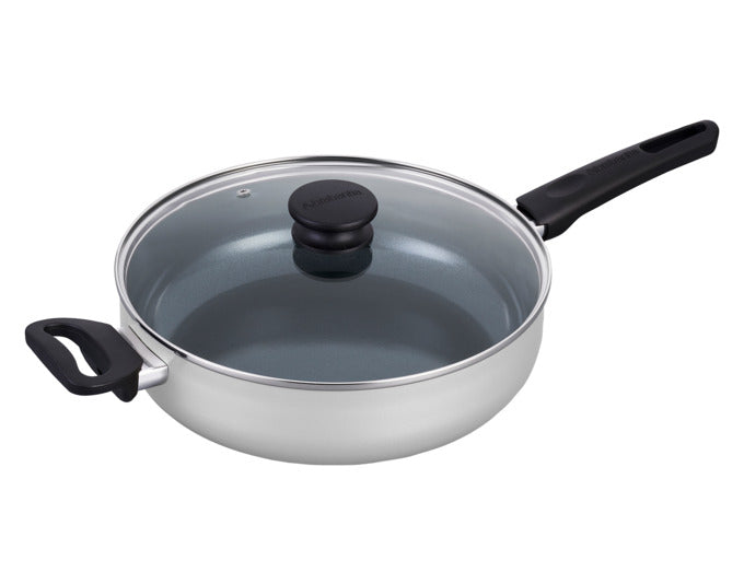 BRABANTIA Bratentopf mit Deckel Indu+ Recycled ø 28 cm in präsentiert im Onlineshop von KAQTU Design AG. Topf ist von BRABANTIA