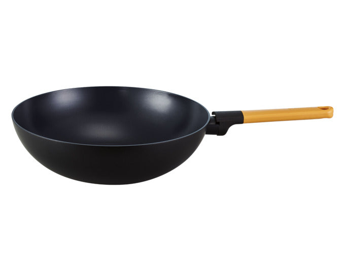 BRABANTIA Wok Tasty+ Recycled ø 30 cm in präsentiert im Onlineshop von KAQTU Design AG. Topf ist von BRABANTIA