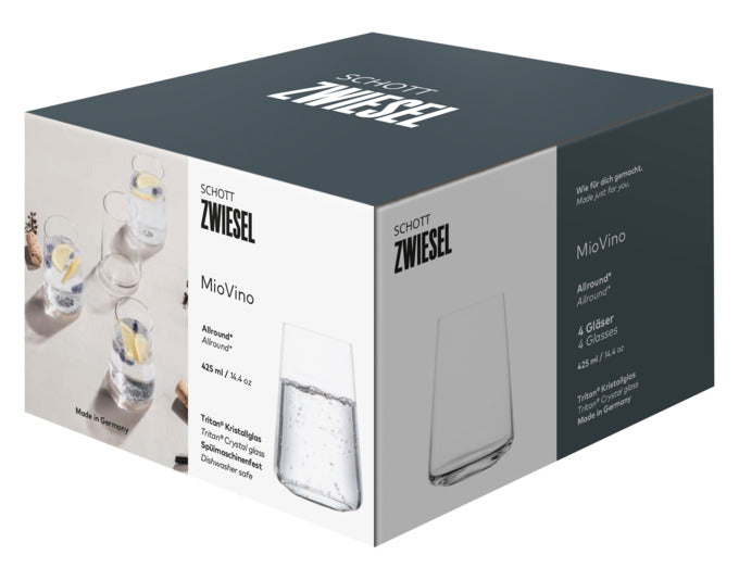 Entdecken Sie das SCHOTT ZWIESEL Allroundglas MioVino 42 – vielseitig, elegant und ideal für jeden Anlass. Perfekt für Getränke und Desserts!