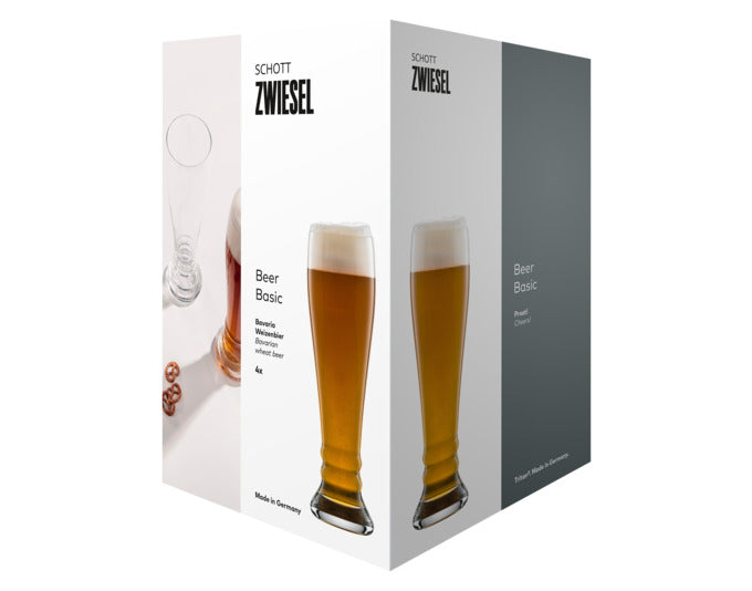 Entdecken Sie das elegante Weizenbierglas Bavaria von SCHOTT ZWIESEL im praktischen 4er-Set. Ideal für aromatischen Biergenuss!