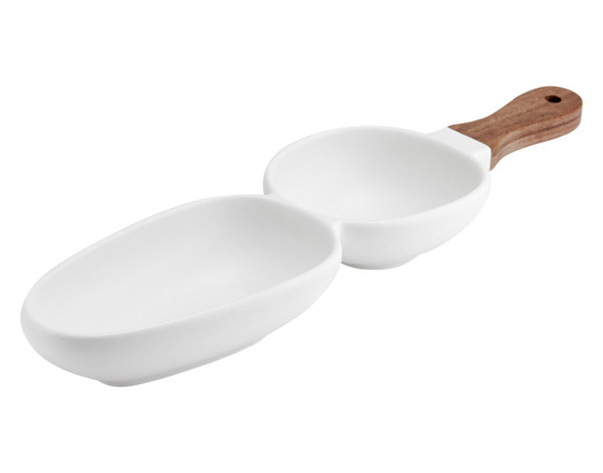 Hochwertiges Akazie Schneidebrett 36x23x1,8 cm von Continenta: robust, pflegeleicht, rutschfest, umweltfreundlich, ideal für jede Küche.