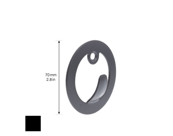 Entdecken Sie die eleganten WAGNER Wandhaken (70 mm) aus robustem Stahl – ideal für stilvolle Ordnung in jedem Raum!