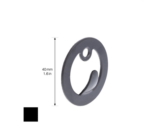 WAGNER Wandhaken 40 mm: Stilvolle, langlebige Lösung für Ordnung in jedem Raum. Einfache Montage, minimalistisches Design.