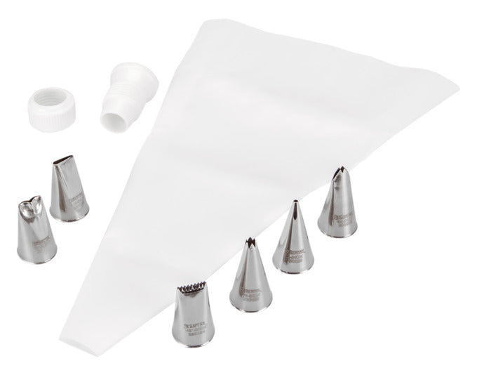 STÄDTER Dekorations Set Spritzbeutel/Tüllen/Adapter 8-teilig in präsentiert im Onlineshop von KAQTU Design AG. Backutensilien ist von STÄDTER