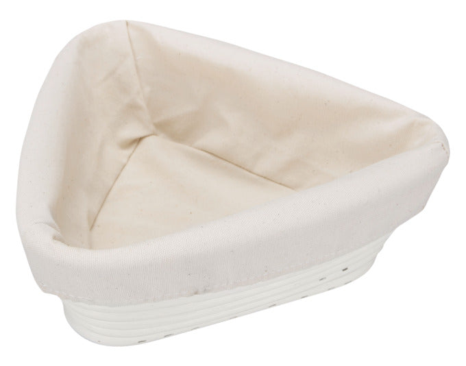 STÄDTER Gärkorb Dreieck 22x22x8.5 cm mit Leinenüberzug in präsentiert im Onlineshop von KAQTU Design AG. Schale ist von STÄDTER