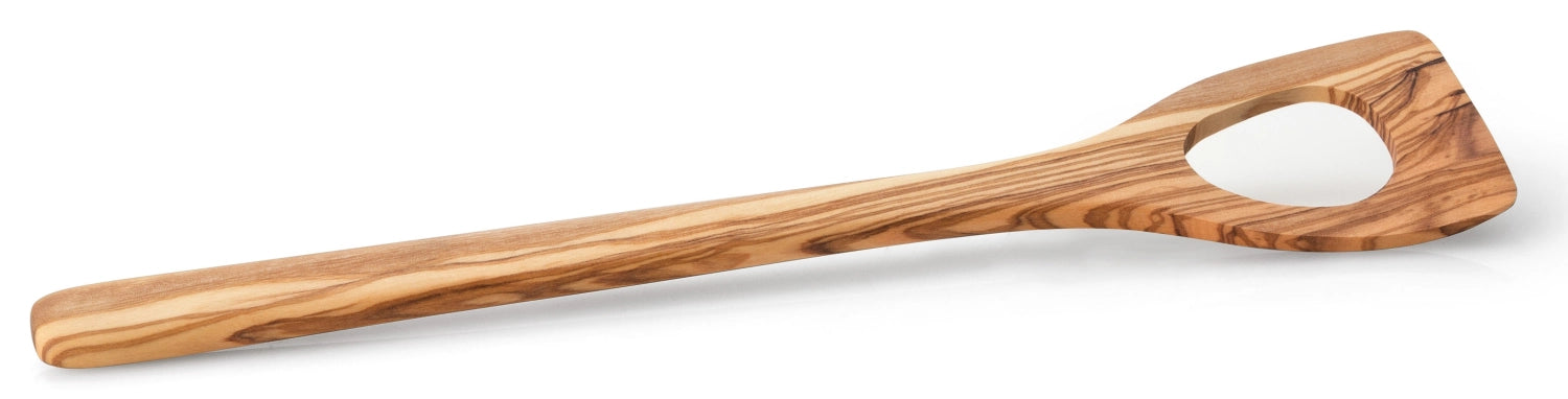 Olivenholz Risottolöffel, 34cm in Braun präsentiert im Onlineshop von KAQTU Design AG. Küchenhelfer ist von Continenta